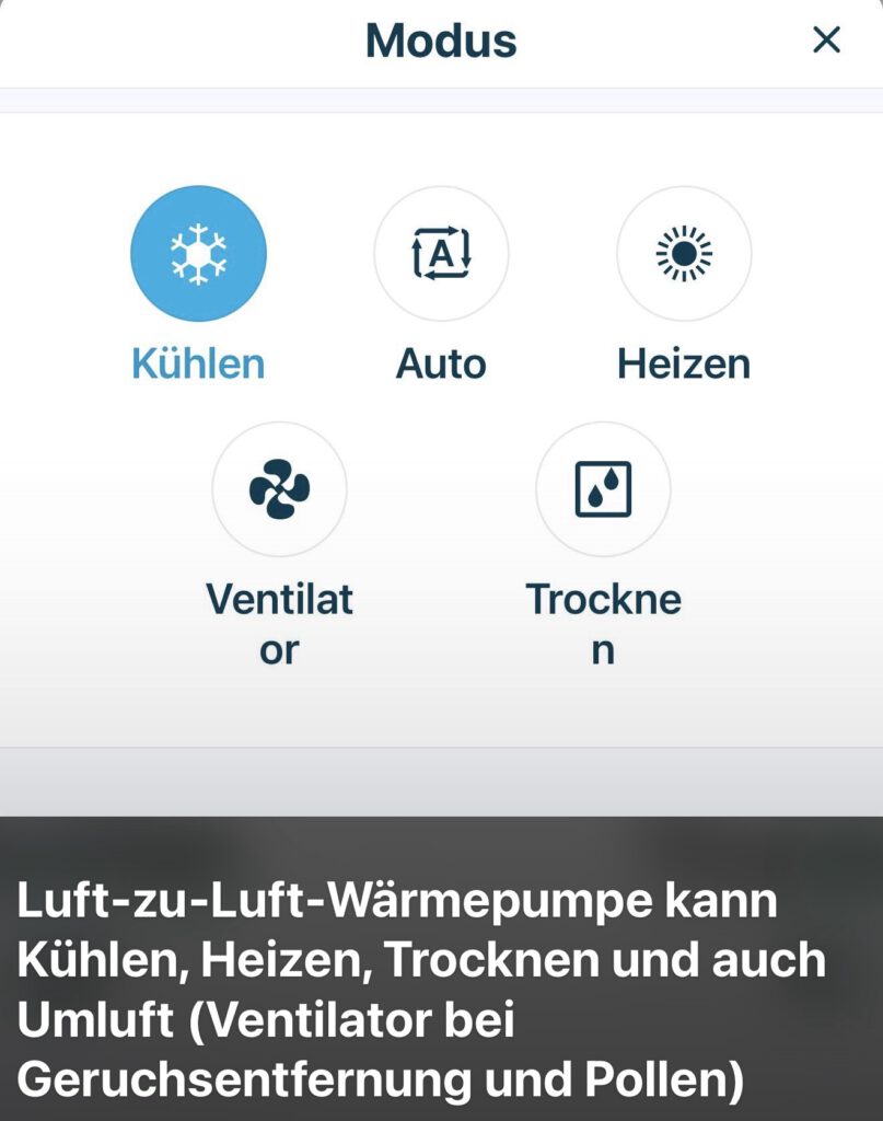 Wärmepumpe im Vergleich Luft-Luft-Wärmepumpe